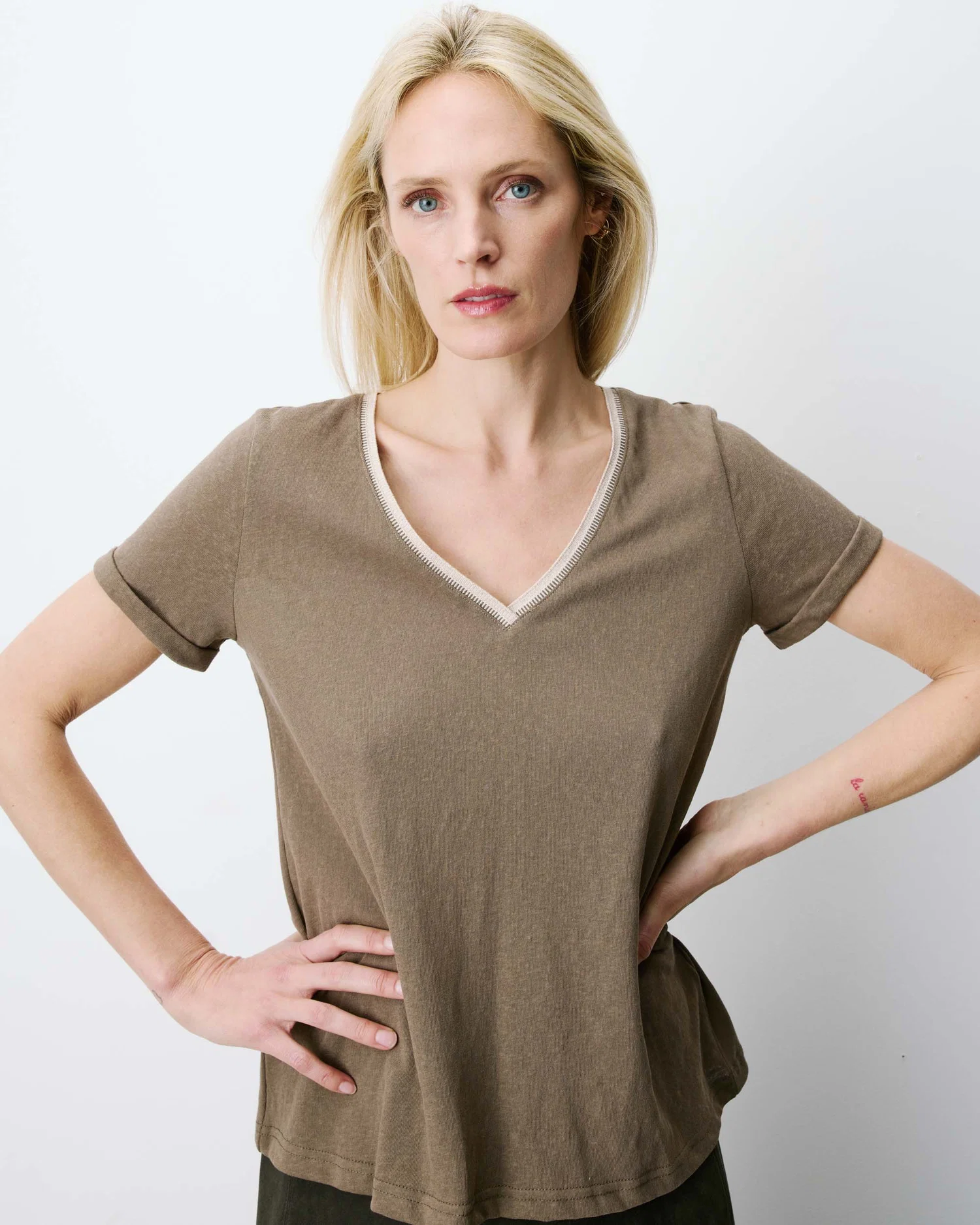 Aurelien T-Shirt Kaki