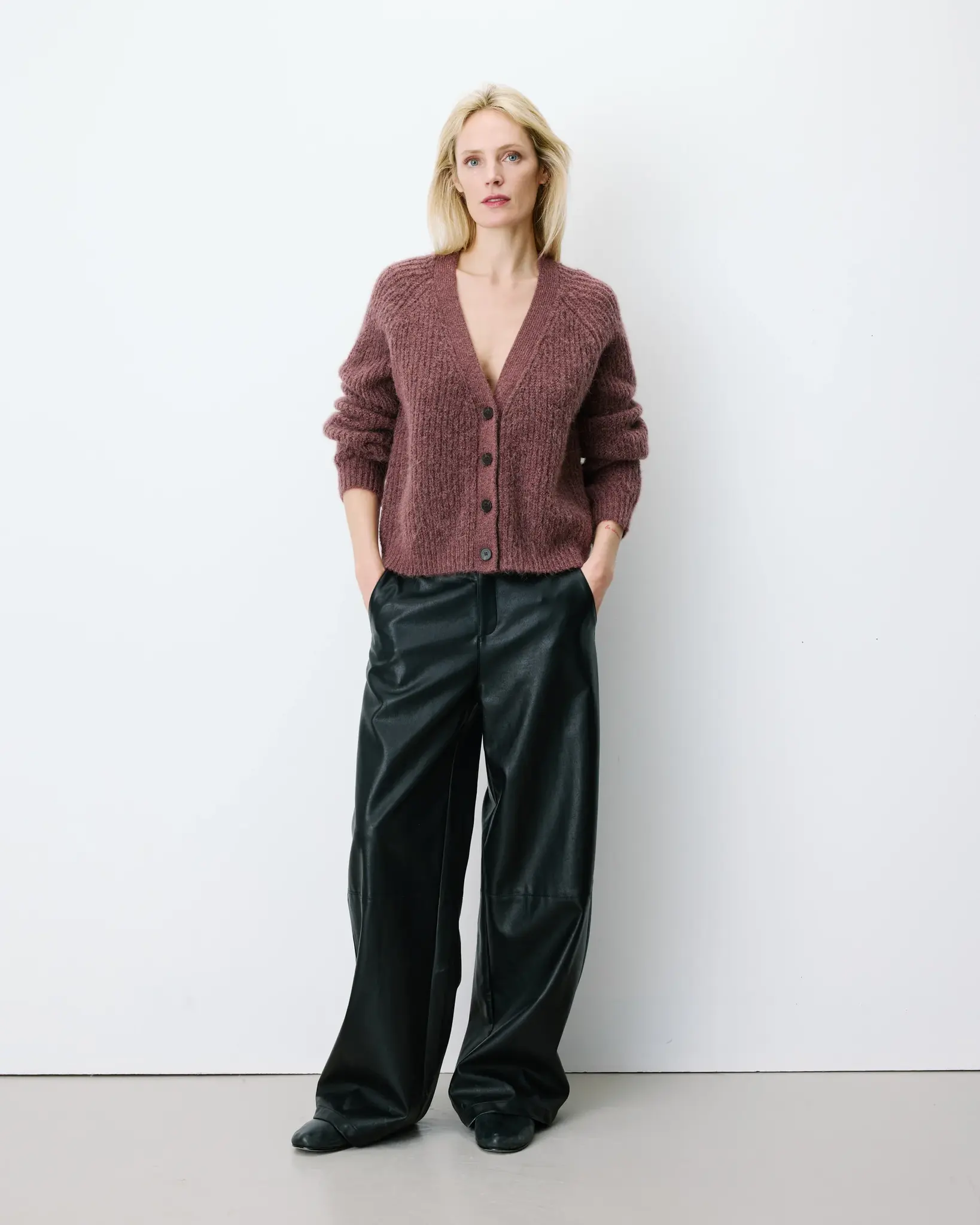 Saluda Cardigan Parme