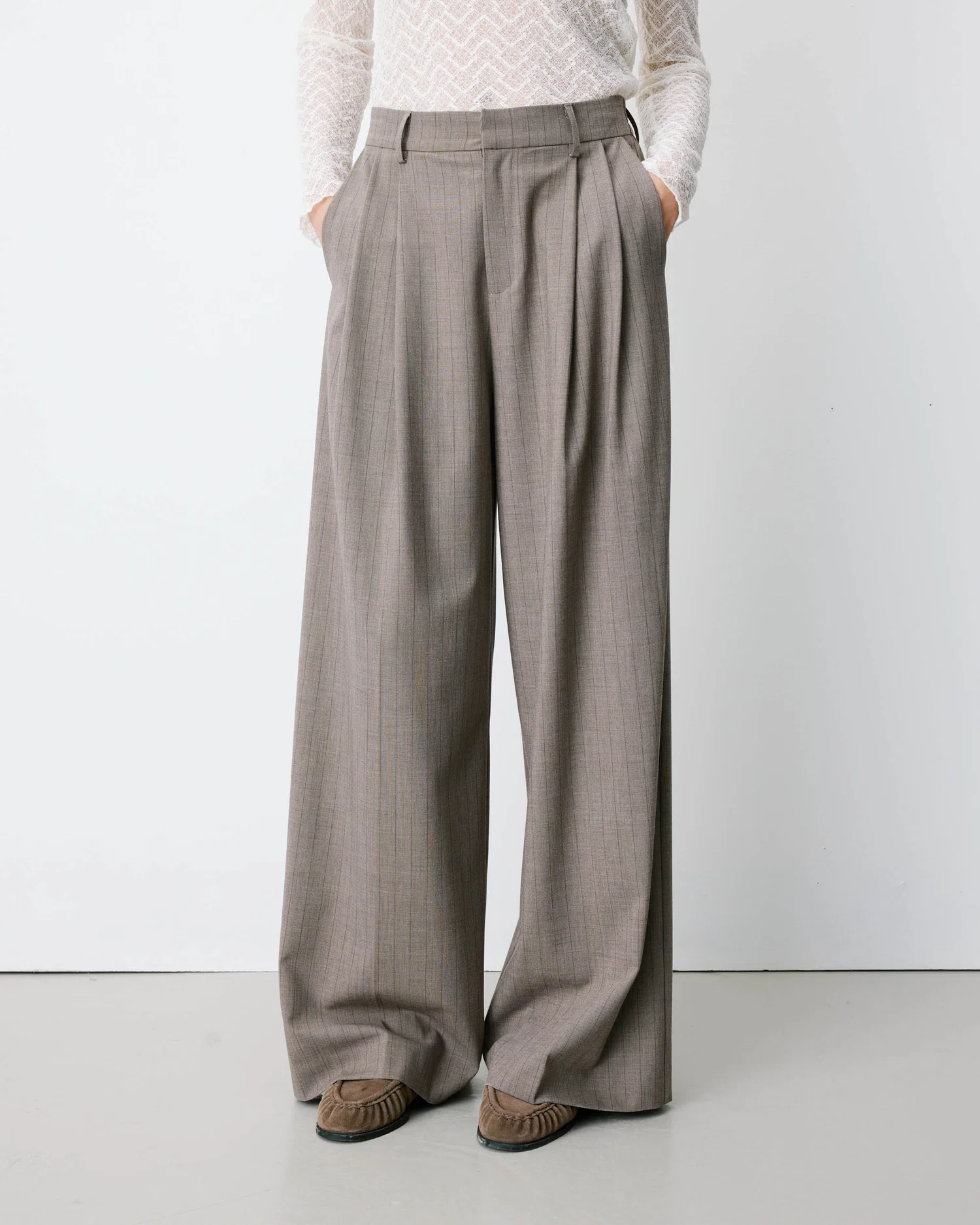 Ardoise Trouser Rayure