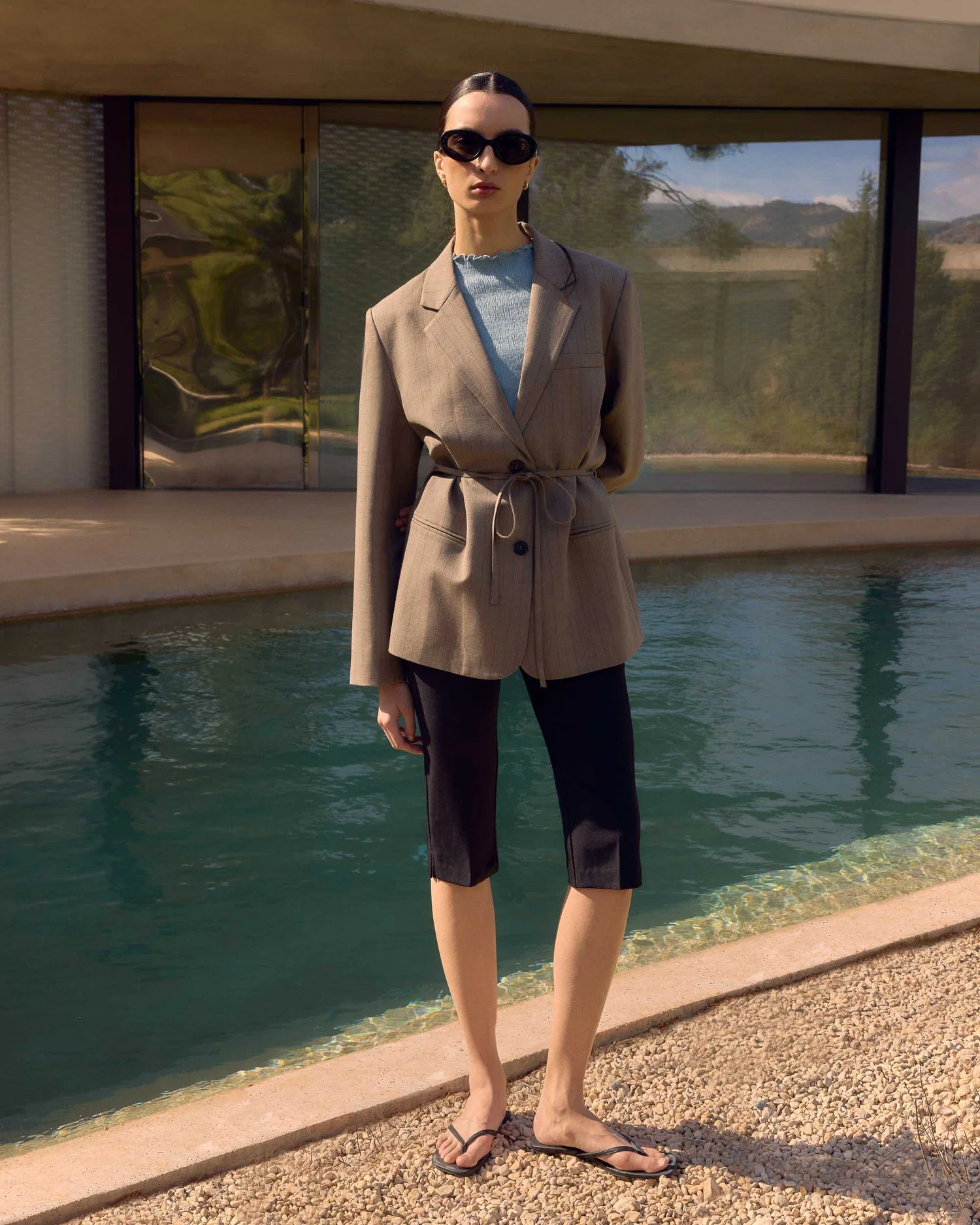 Acario Blazer Rayure