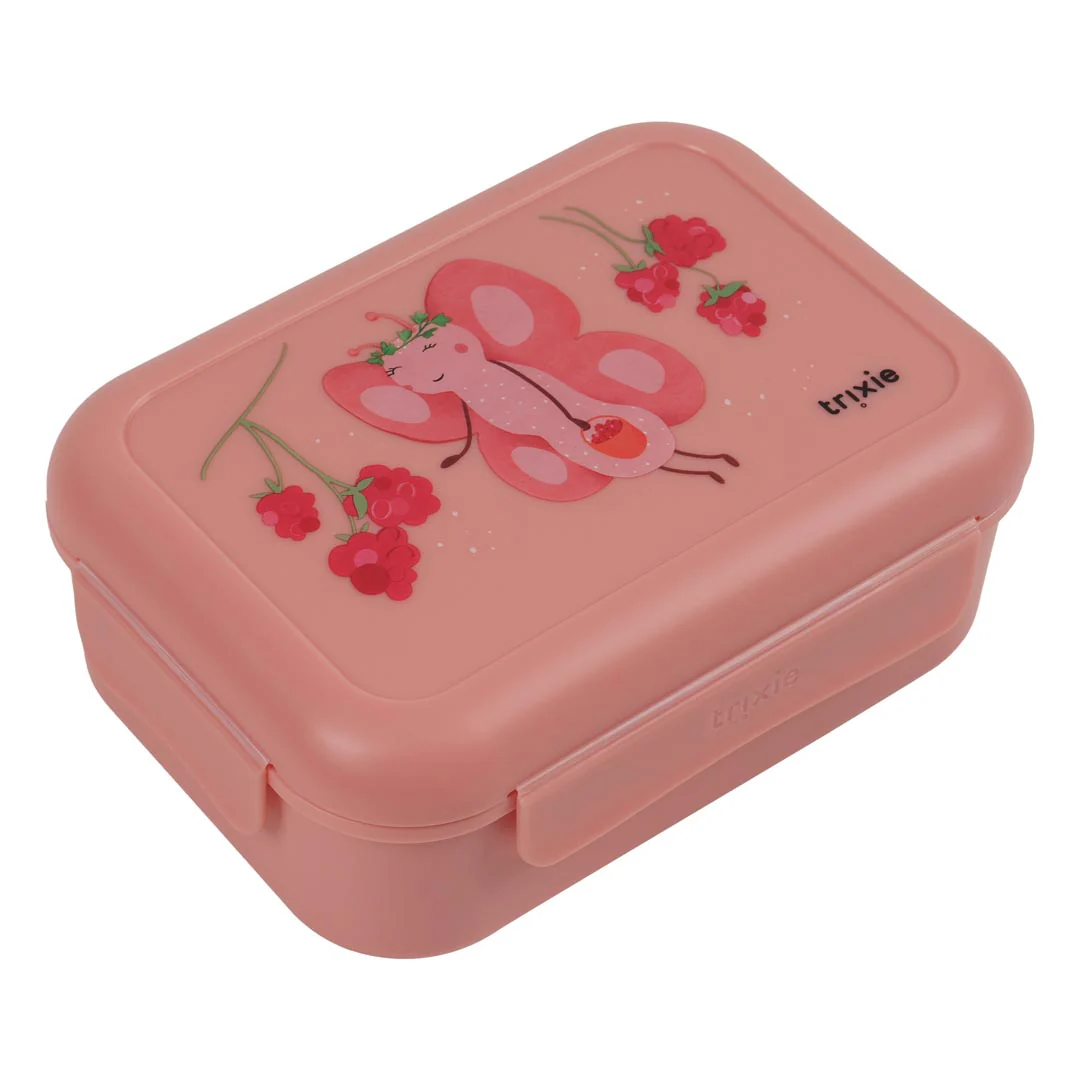 Lunchbox met clips | Fruit Fairy Mrs. Butterfly