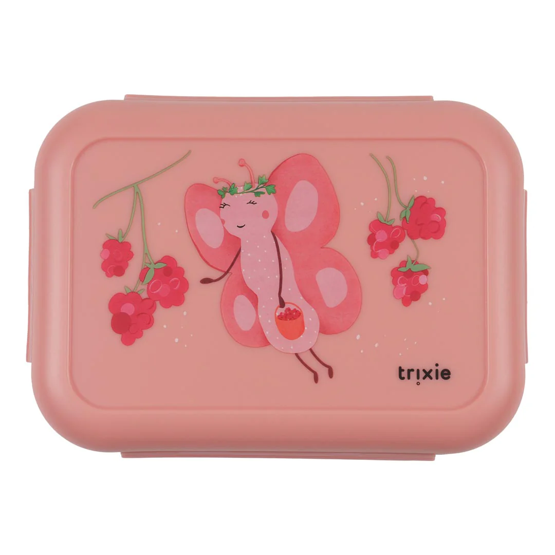 Lunchbox met clips | Fruit Fairy Mrs. Butterfly