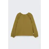 Blouse Anisa  Textured Soft Cotton Blouse Green