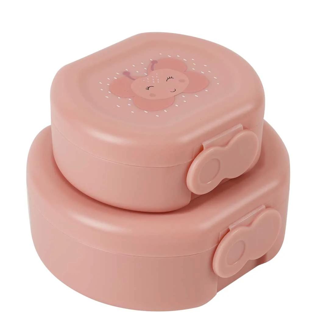 Snack Box with clip (2pcs) | Mrs. Butterfly