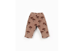 Printed Corduroy Trouser Drawing Pants  Mini