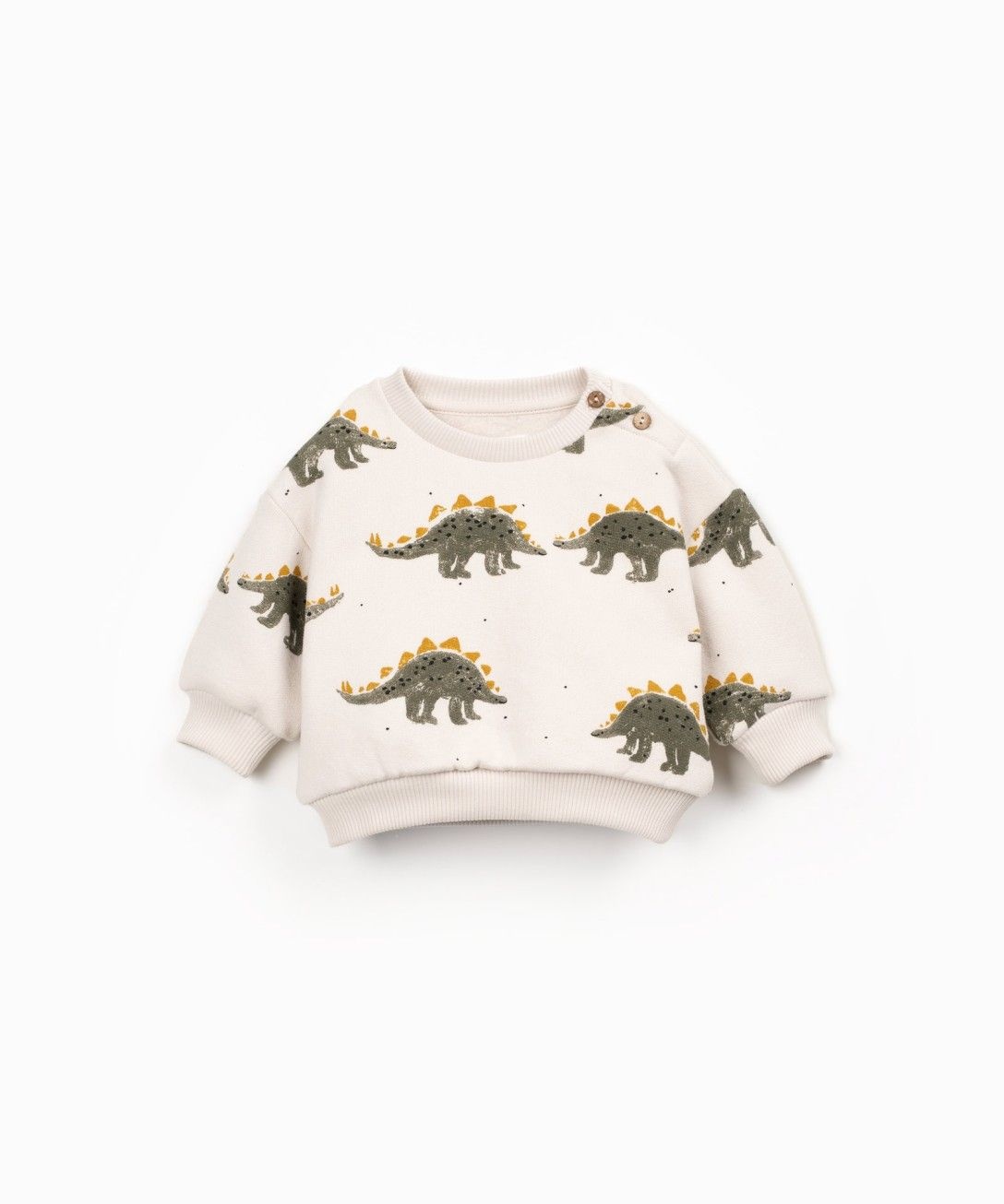 Printed Fleece Sweater Dino Mini