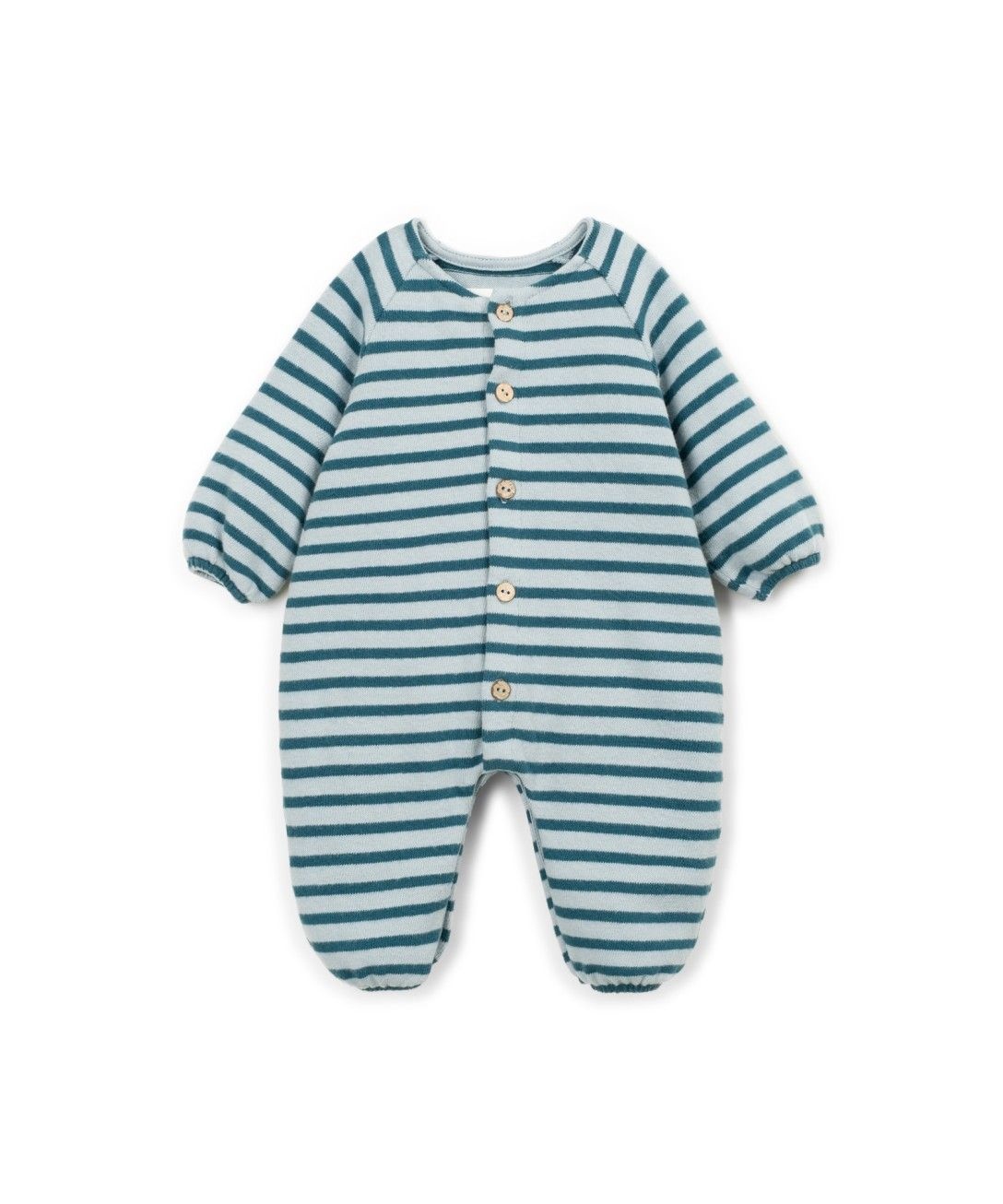 Striped Flamé Jersey Jumpsuit Cyanotype Mini