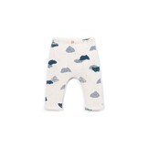 Printed Jersey Leggings Clouds Detail Mini