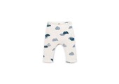 Printed Jersey Leggings Clouds Detail Mini