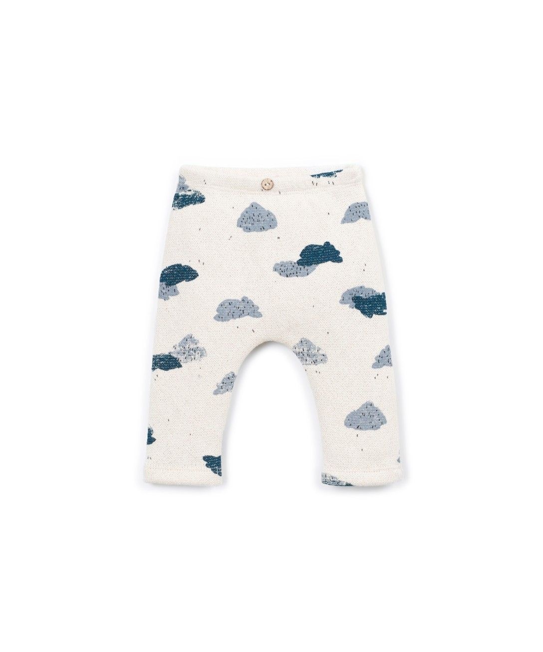 Printed Jersey Leggings Clouds Detail Mini