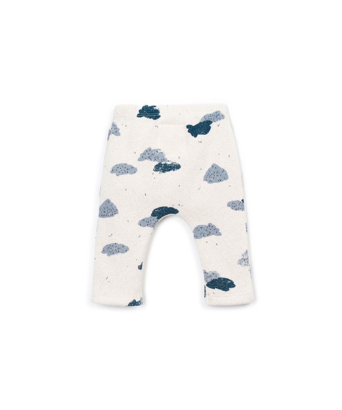 Printed Jersey Leggings Clouds Detail Mini