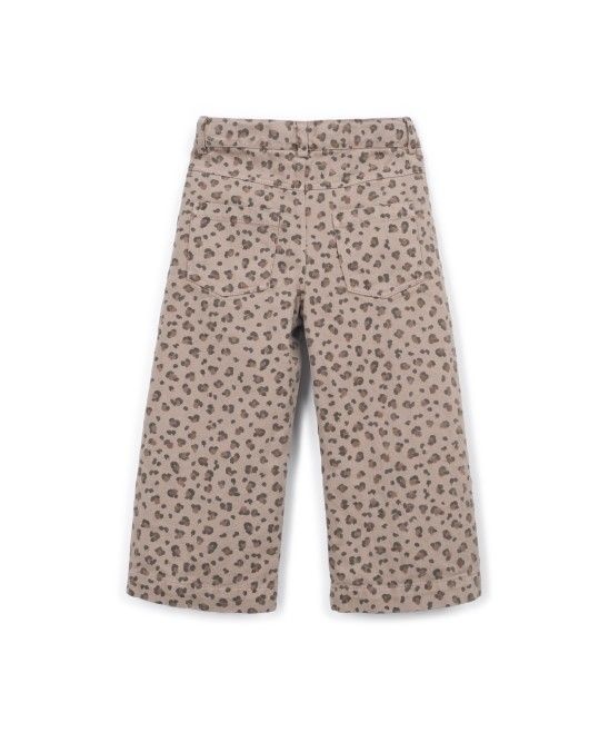 Printed Twill Trousers Drawing