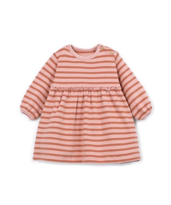 Striped Jersey Dress Tapestry Mini