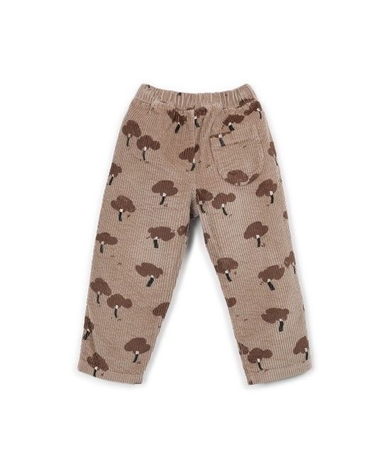 Printed Corduroy Trousers Drawing