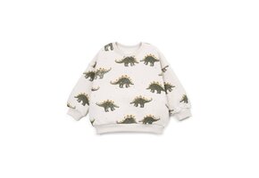 Printed Fleece Sweater Dino