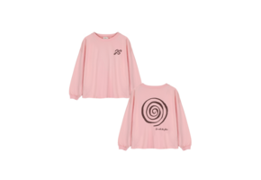 Swirl Longsleeve Soft Peach Pink
