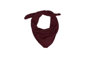 Triangle Scarf  Classic Burgundy