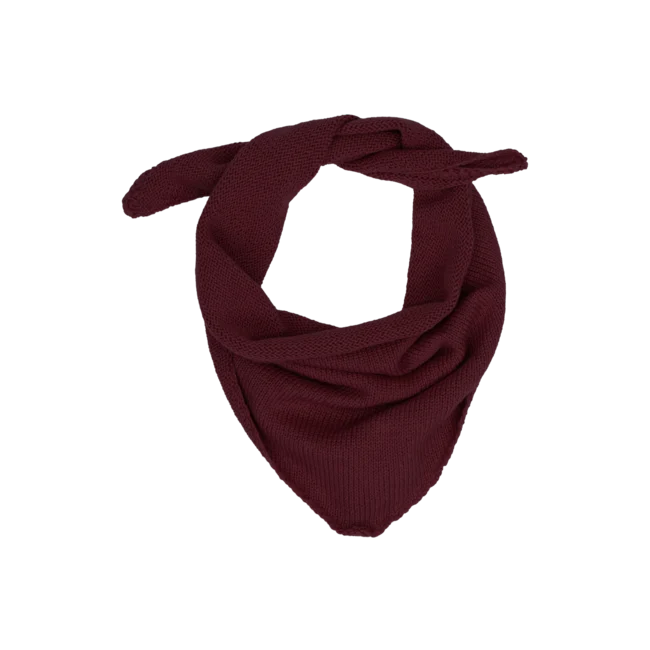 Triangle Scarf  Classic Burgundy