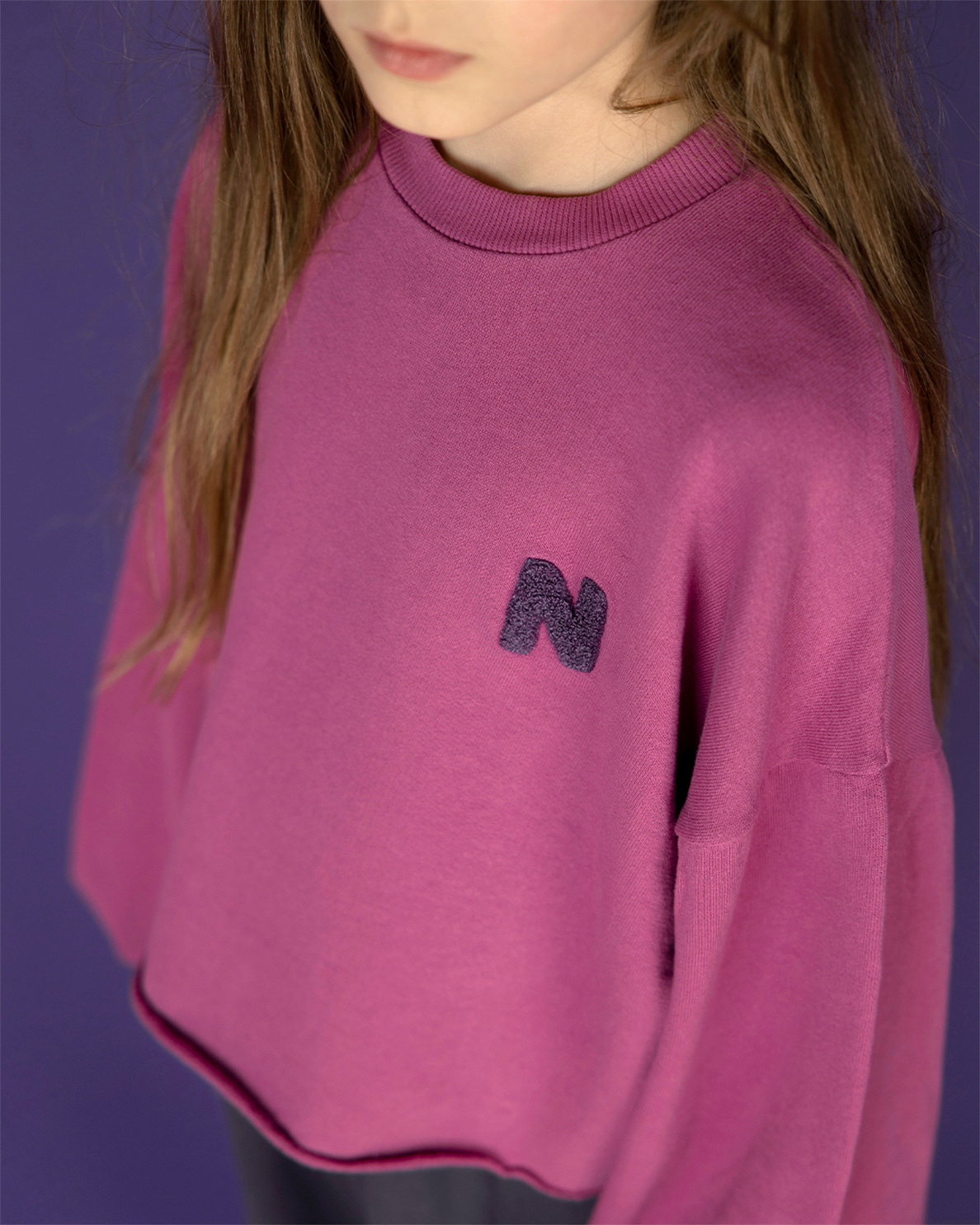 Split sweater Plum