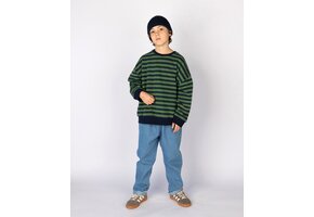 Rel sweater Moss Stripe