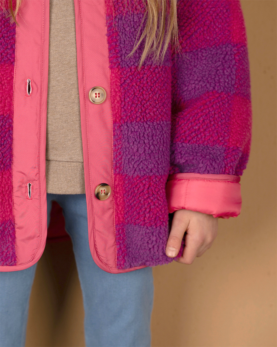 Check jacket Cherry