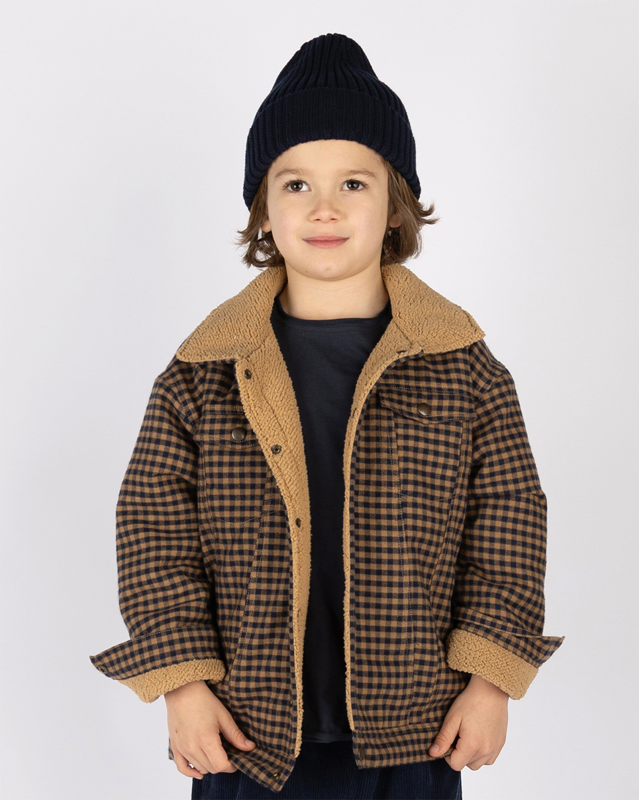 Lam jacket Navy Checkered