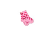 Checkered socks Cherry