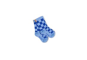 Checkered socks Azul