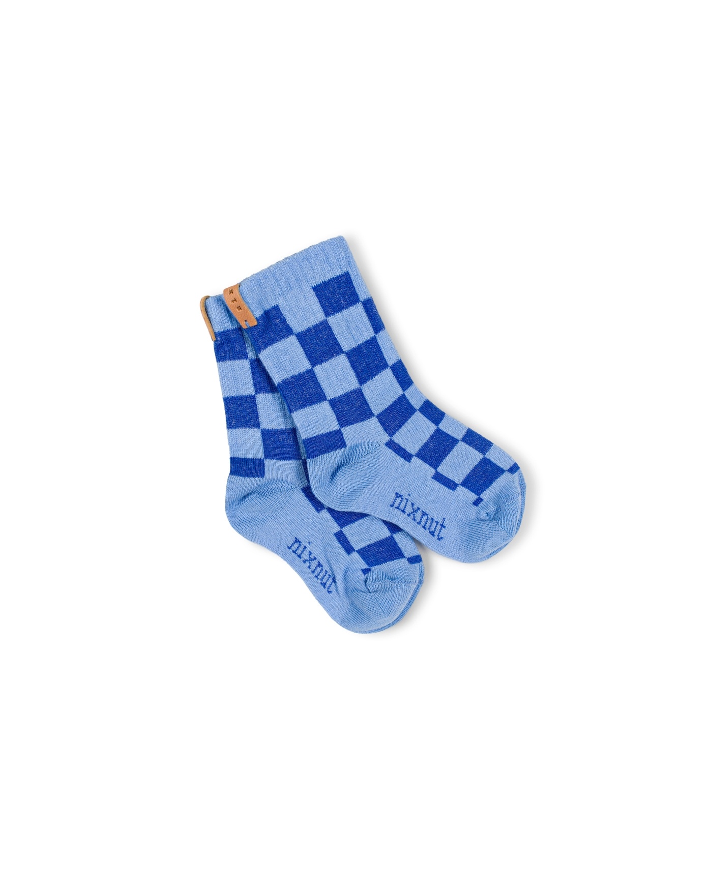 Checkered socks Azul