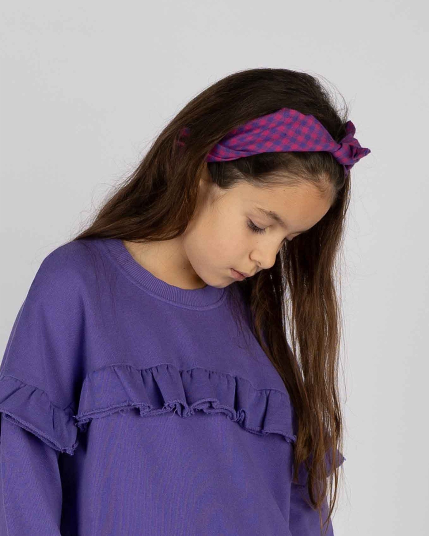Bandana Blueberry Checkered