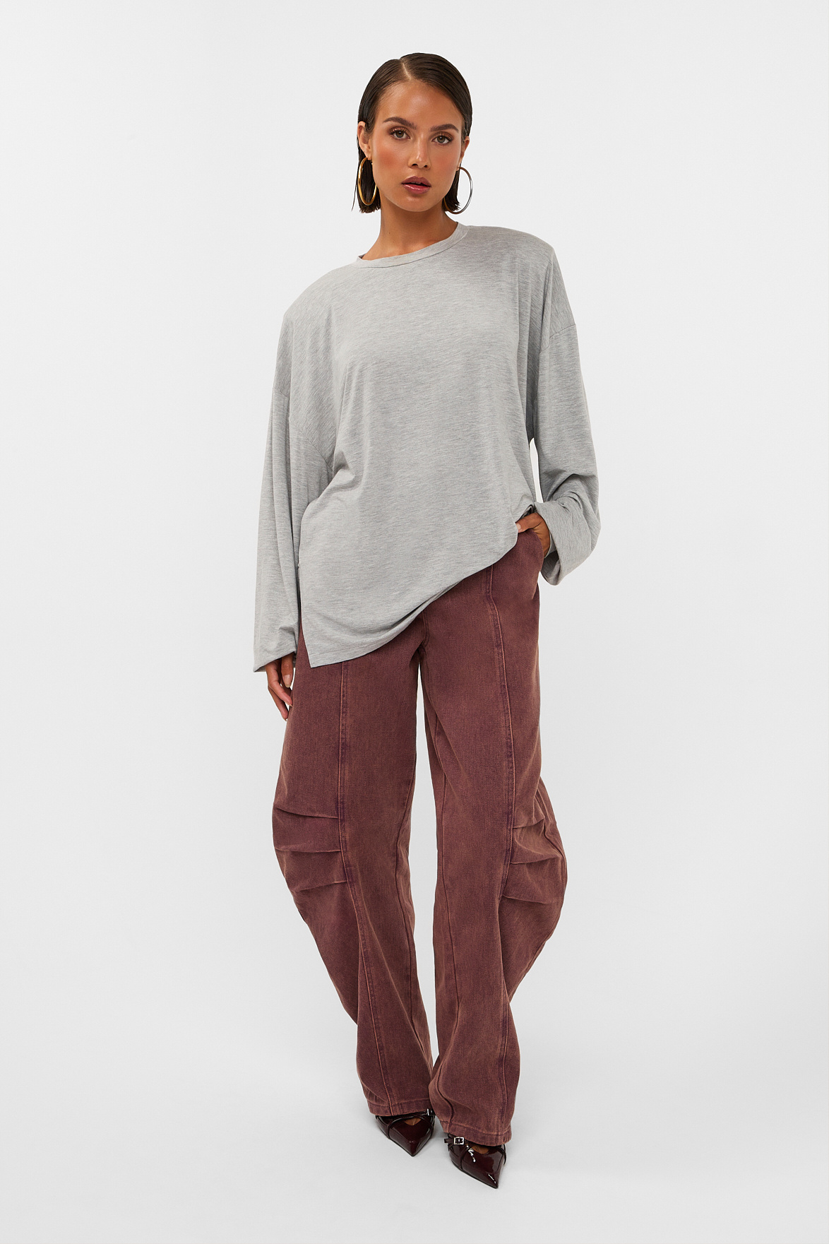 Kaki T-shirt Grey