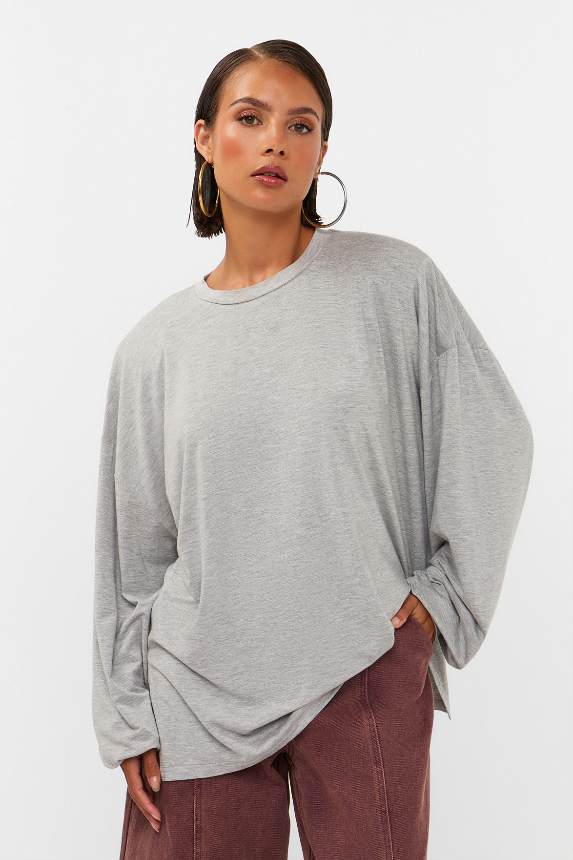 Kaki T-shirt Grey