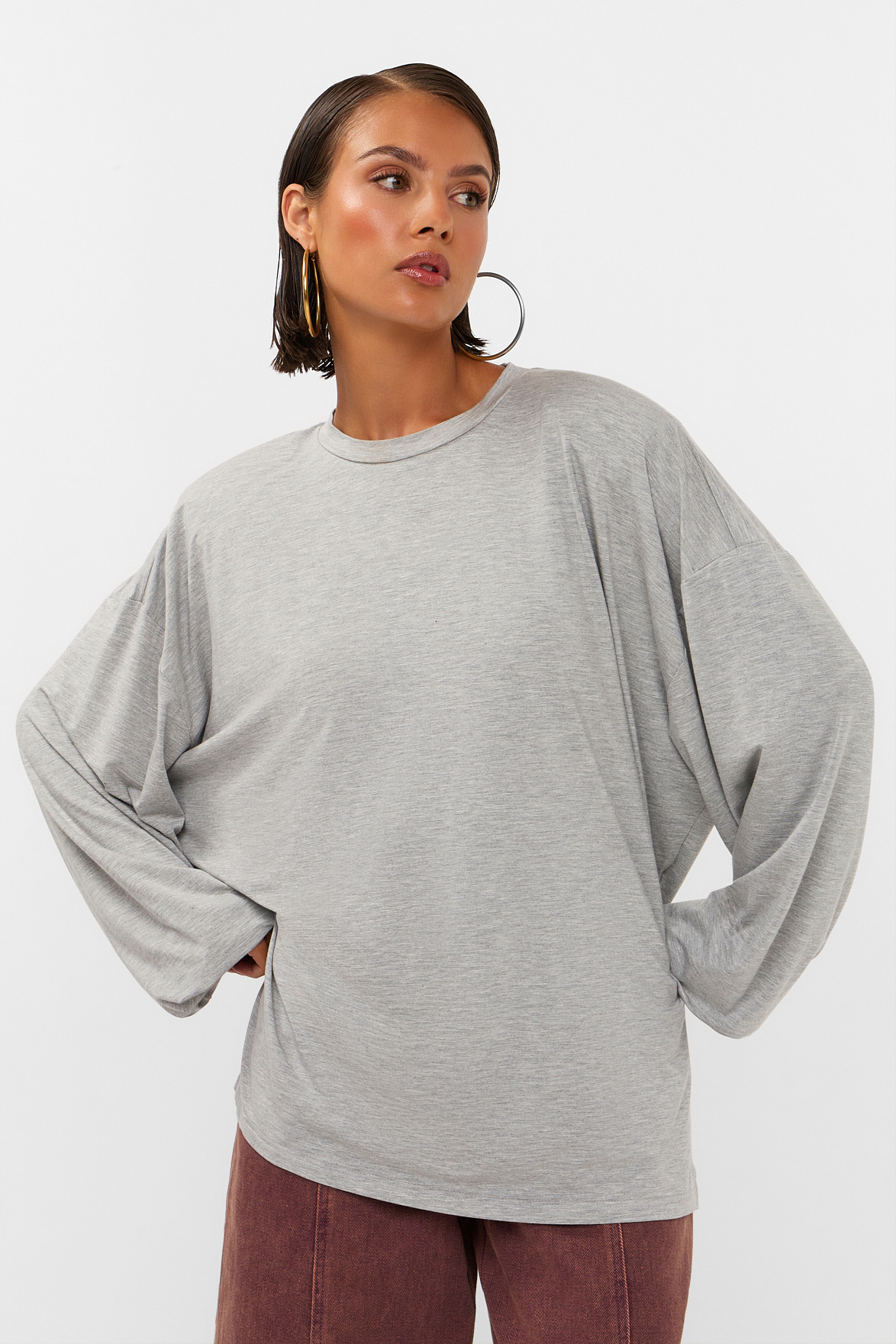 Kaki T-shirt Grey