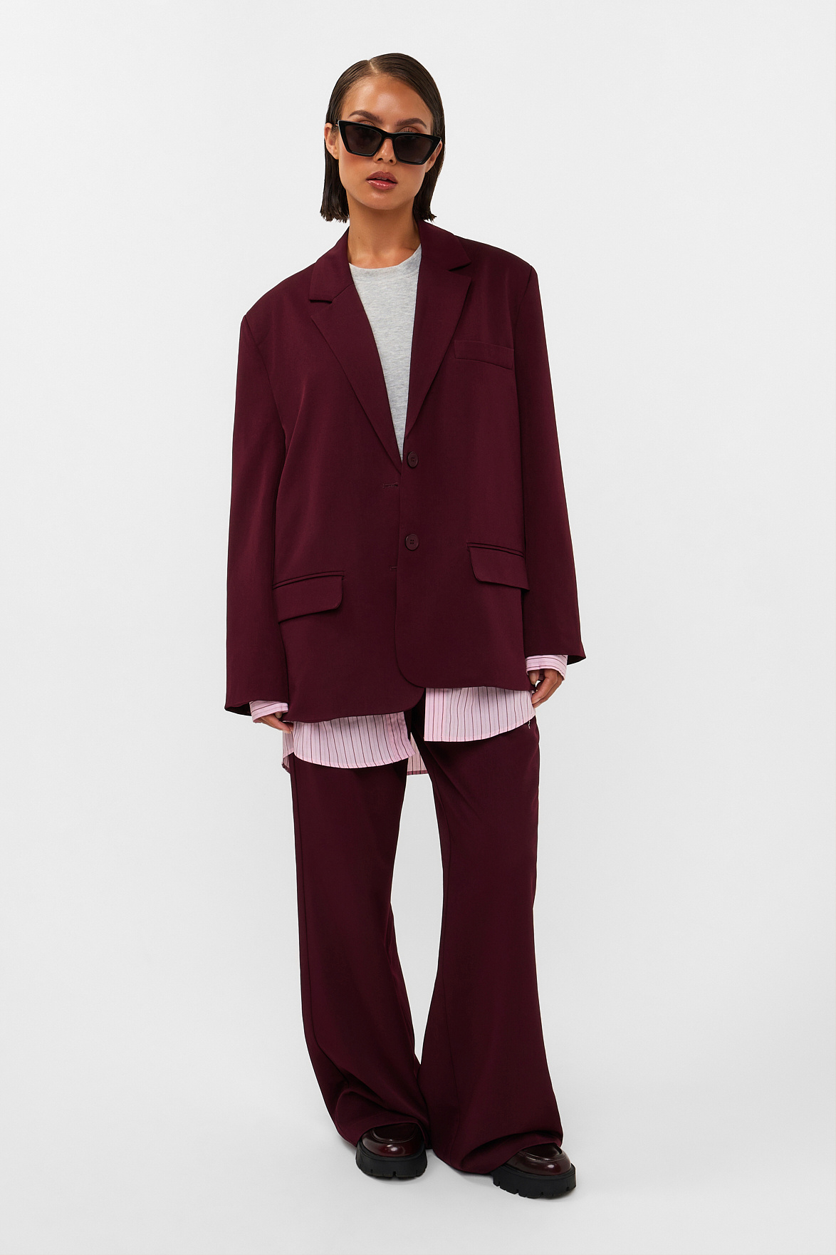 Haven Blazer Bordeaux