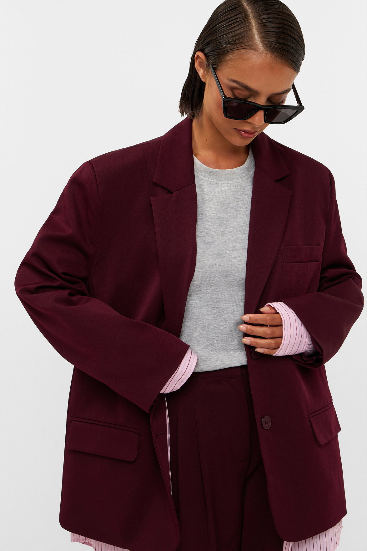 Haven Blazer Bordeaux