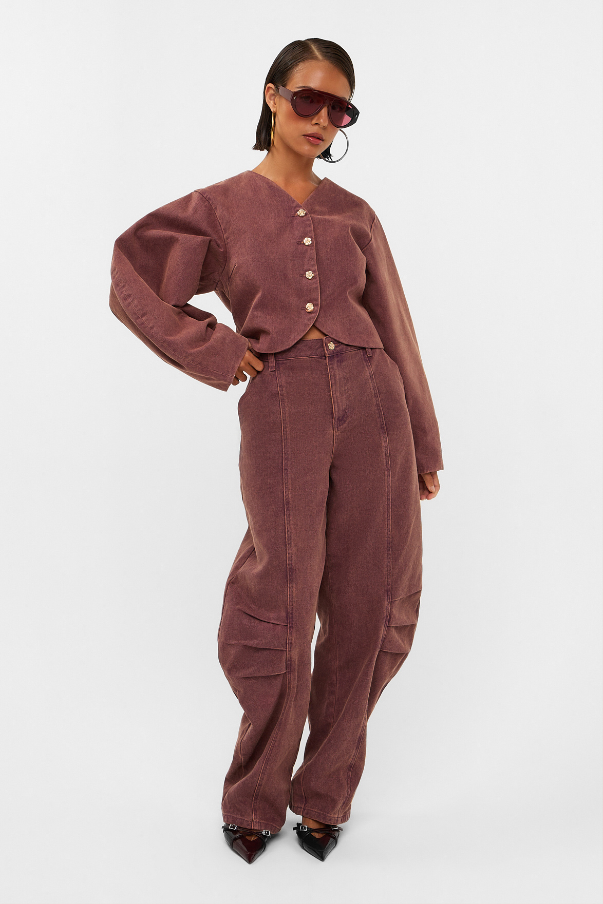 Kael jacket Bordeaux