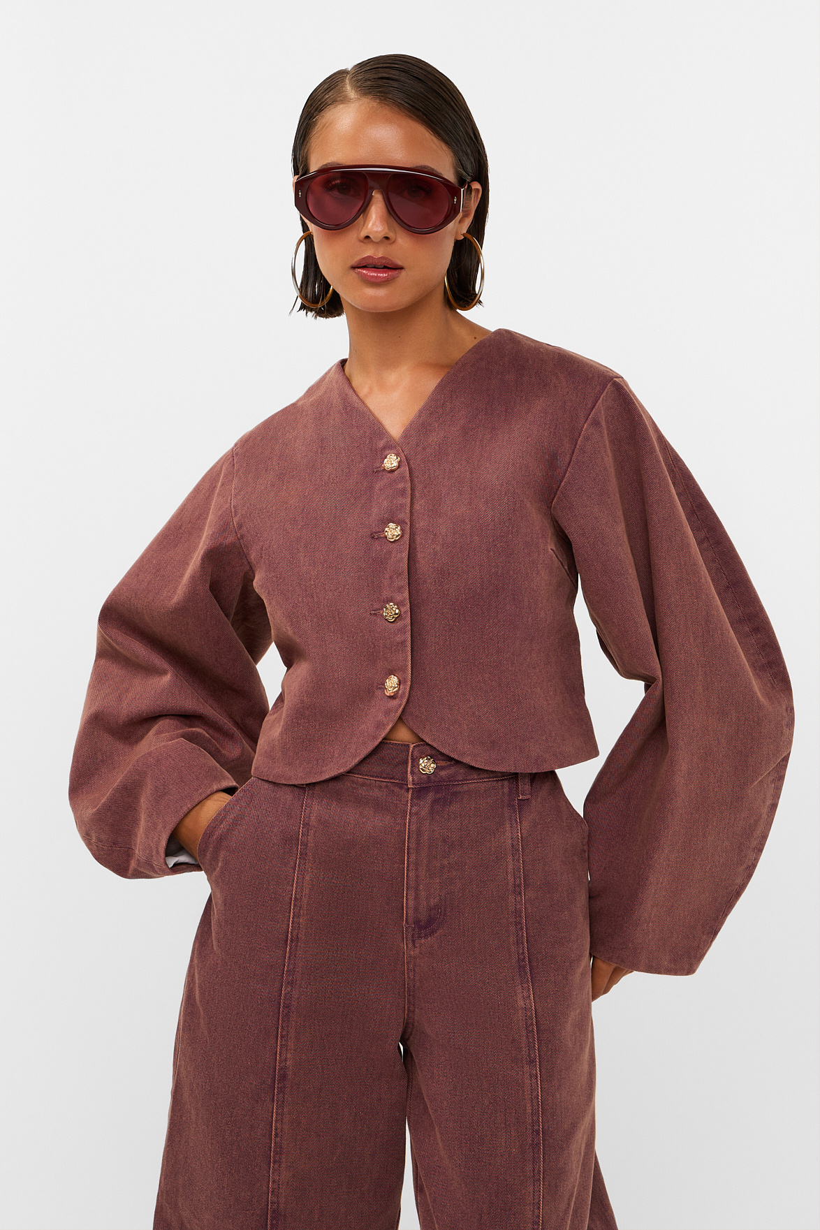 Kael jacket Bordeaux