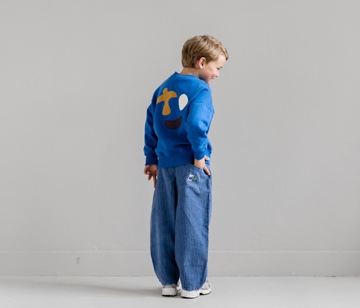 Mo Pants Cobalt Bordeaux