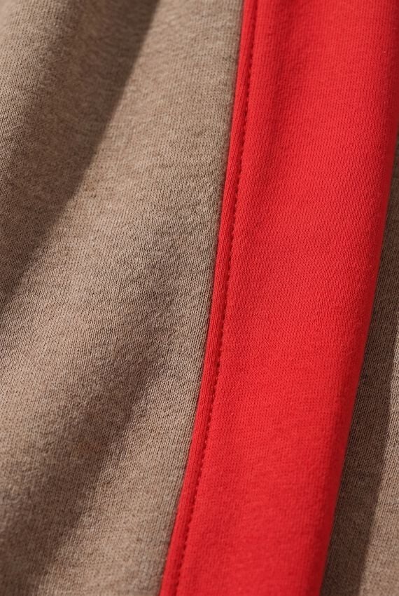 Sammy Jogger Beige Melange Red