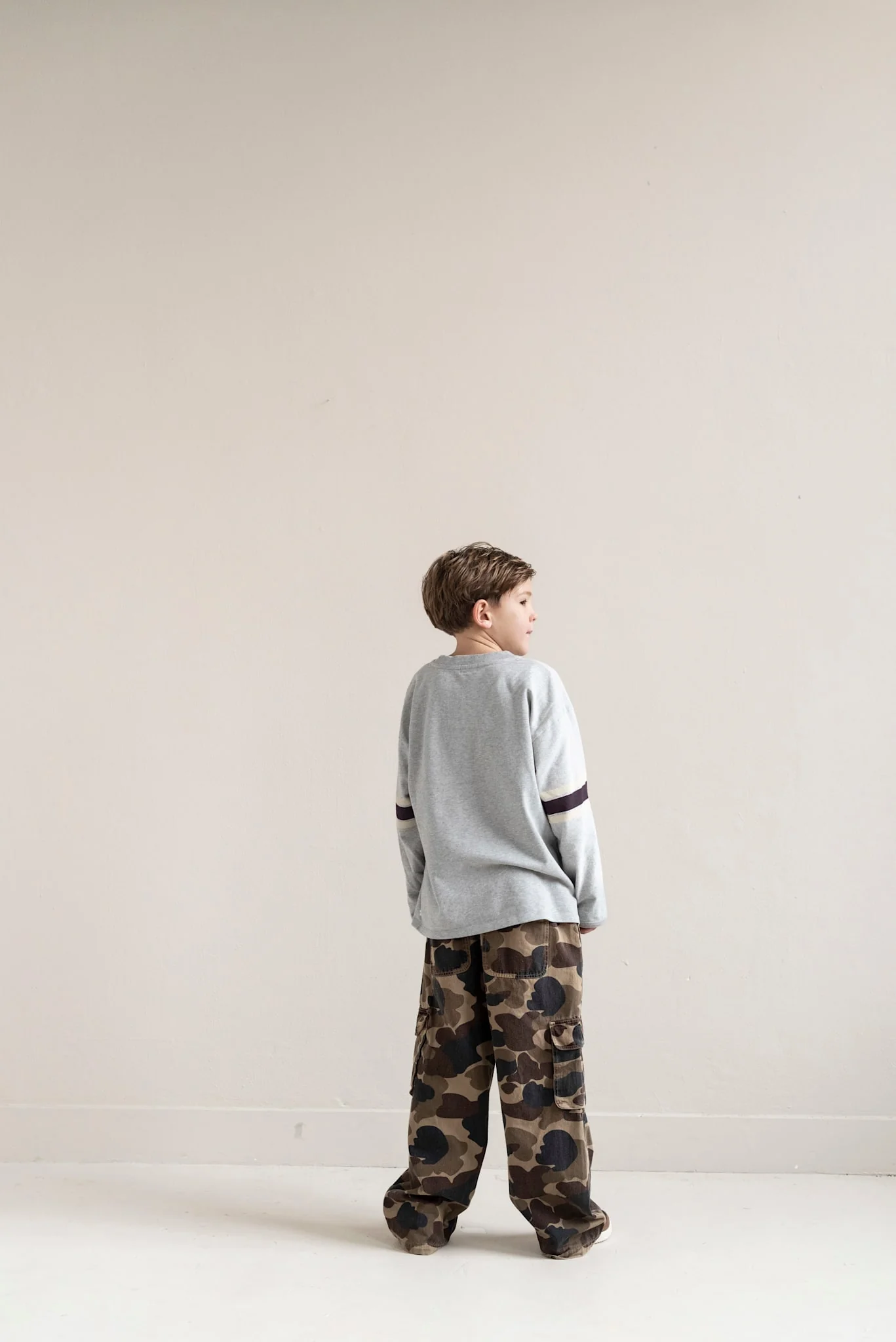 John Ls T-Shirt Melange Grey