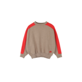 Sammy Sweater Beige Melange Red