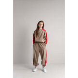 Sammy Sweater Beige Melange Red