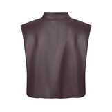 Gilet Inez Aubergine