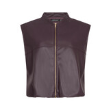 Gilet Inez Aubergine