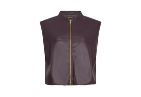 Gilet Inez Aubergine