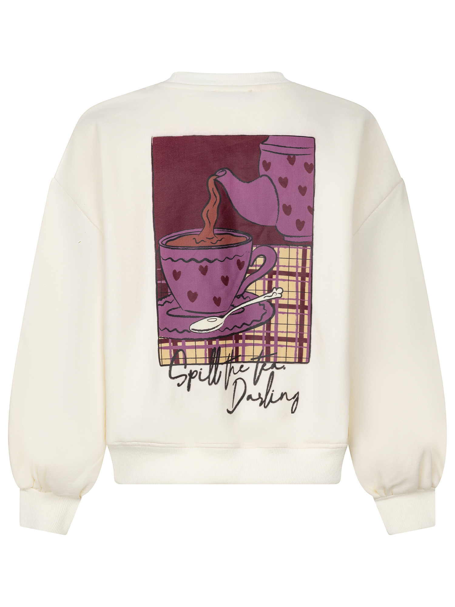 Sweater Spill the tea Ecru