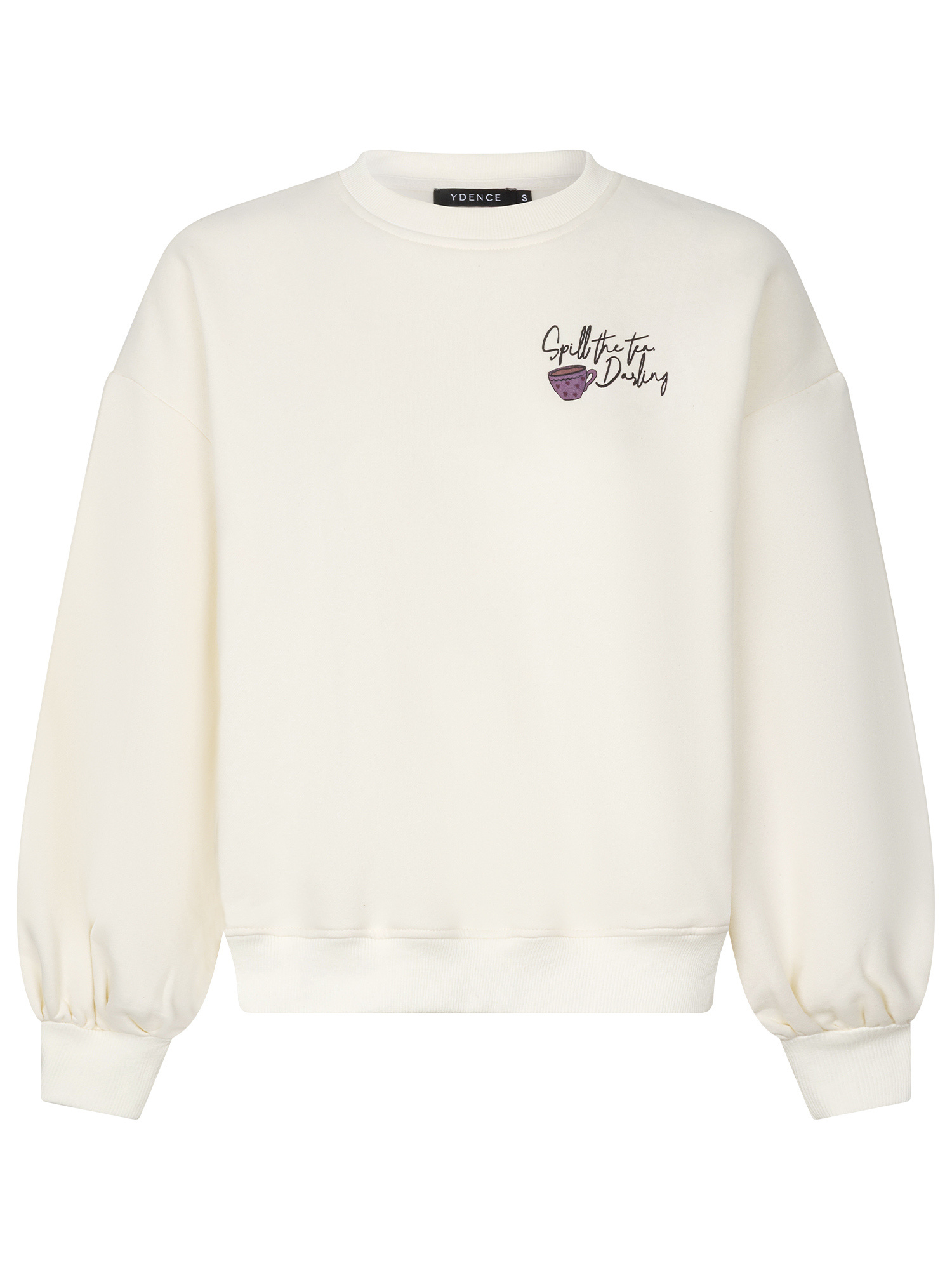 Sweater Spill the tea Ecru