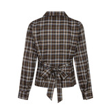 Blouse Tamila Brown/blue check