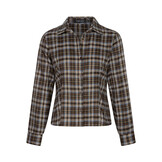Blouse Tamila Brown/blue check