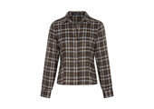 Blouse Tamila Brown/blue check